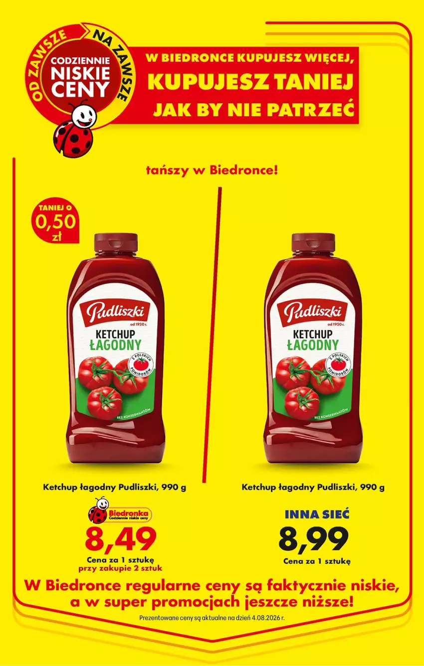 Gazetka promocyjna Biedronka - Od Czwartku - ważna 06.08 do 08.08.2026 - strona 24 - produkty: Fa, Ketchup, Pudliszki