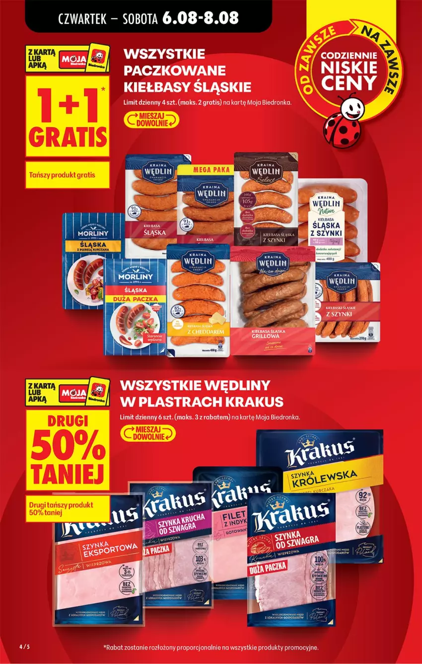 Gazetka promocyjna Biedronka - Od Czwartku - ważna 06.08 do 08.08.2026 - strona 4 - produkty: Gra, Krakus, Por