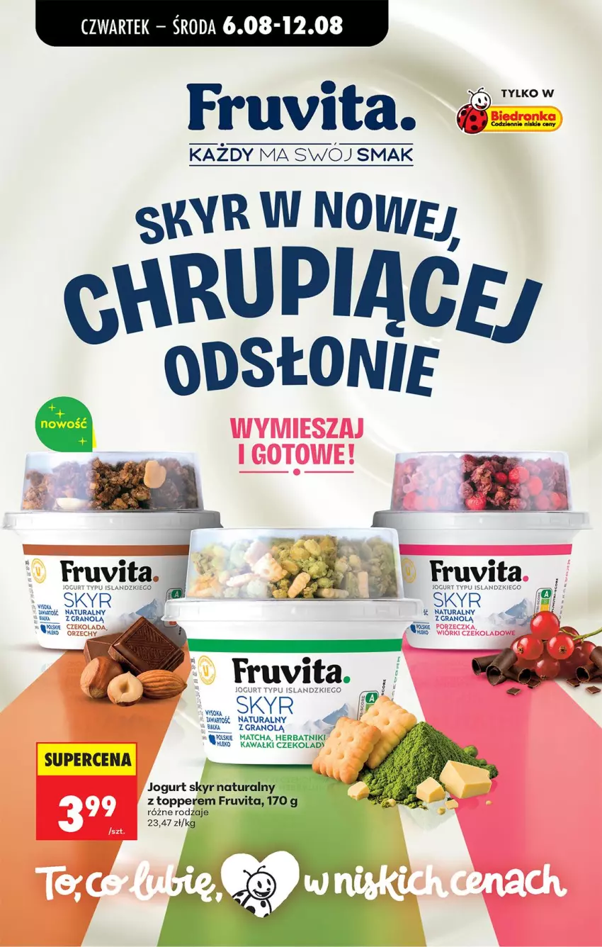 Gazetka promocyjna Biedronka - Od Czwartku - ważna 06.08 do 08.08.2026 - strona 54 - produkty: Gra, Herbatniki, Isla, Jogurt, Kawa, SEKO, Top