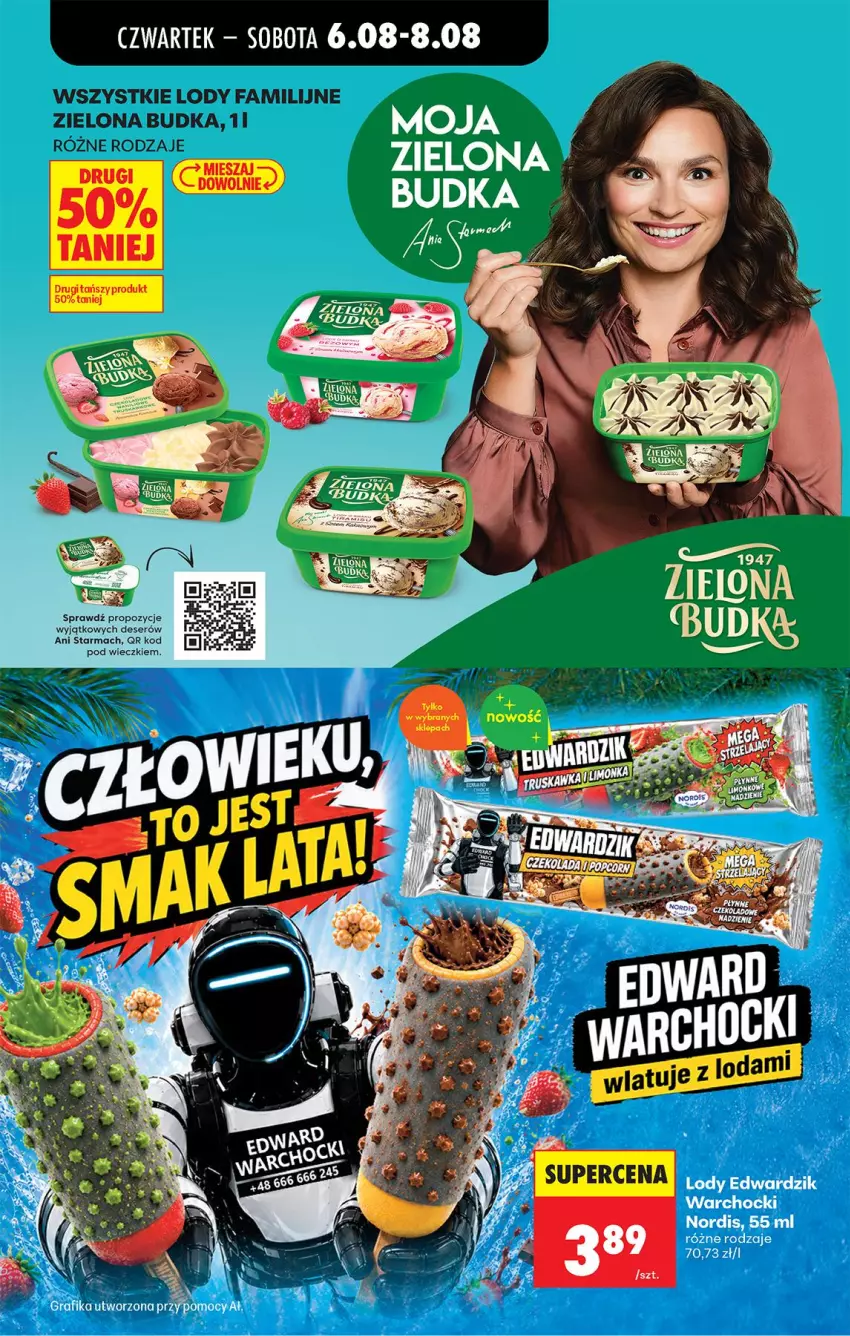 Gazetka promocyjna Biedronka - Od Czwartku - ważna 06.08 do 08.08.2026 - strona 55 - produkty: Deser, Fa, Lody, Ser, Zielona Budka