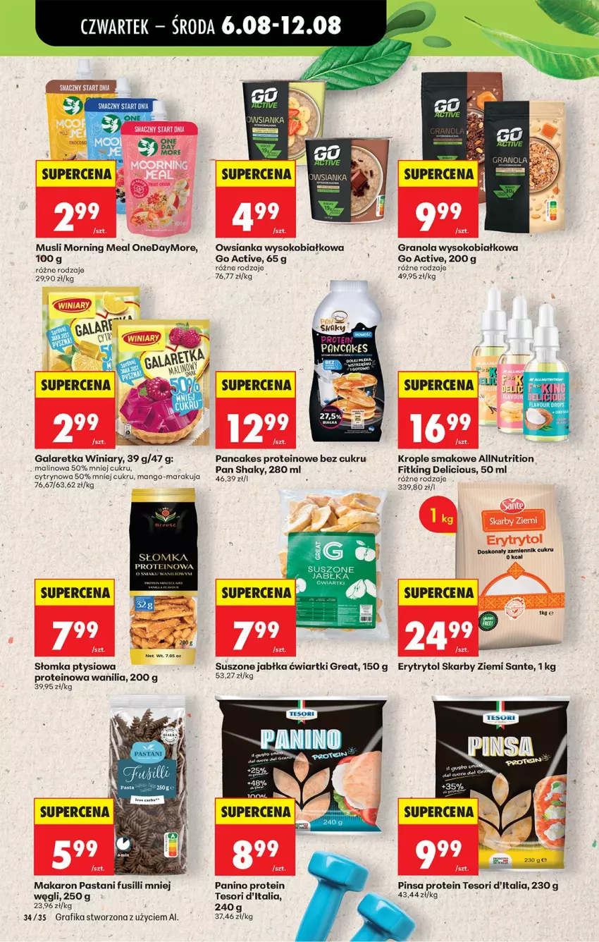 Gazetka promocyjna Biedronka - Od Czwartku - ważna 06.08 do 08.08.2026 - strona 58 - produkty: Fa, Gala, Galaretka, Gra, Grafika, Granola, Jabłka, Makaron, Mango, Mus, Owsianka, Sok, Winiary