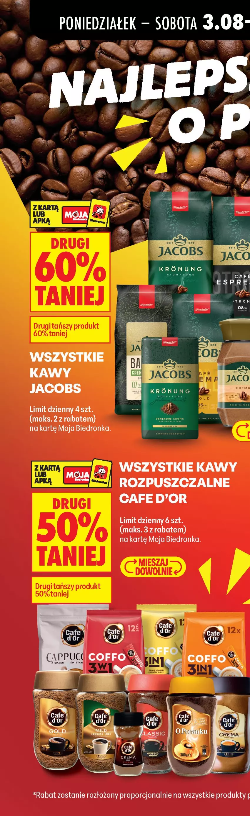 Gazetka promocyjna Biedronka - Od Czwartku - ważna 06.08 do 08.08.2026 - strona 6 - produkty: Jacobs, Por