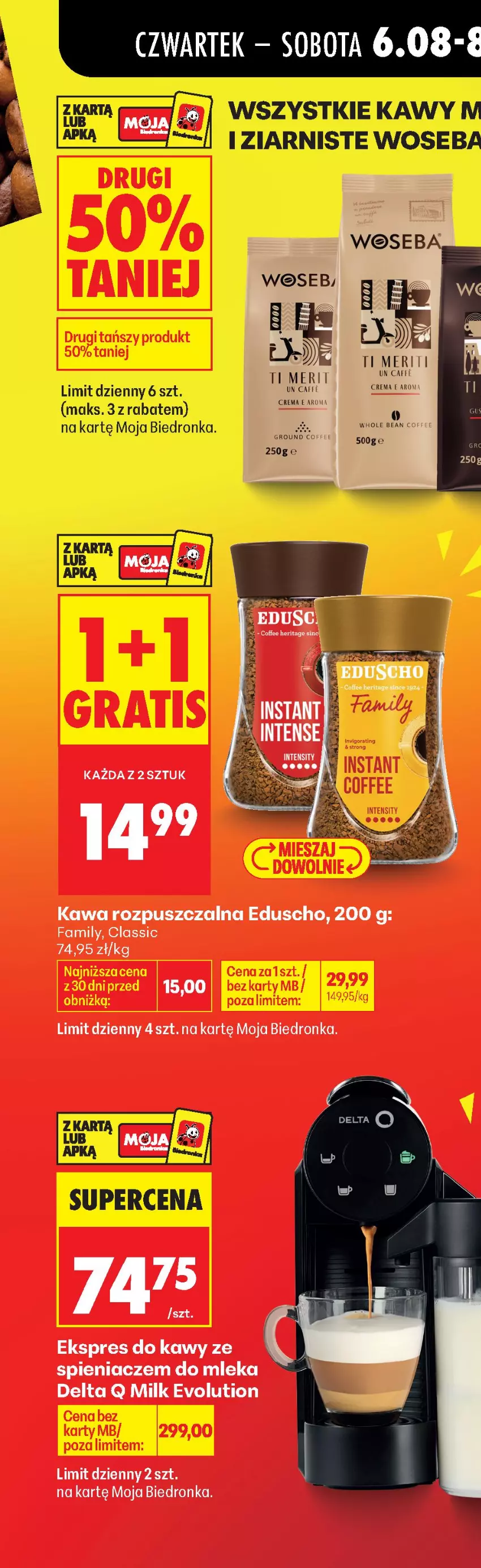 Gazetka promocyjna Biedronka - Od Czwartku - ważna 06.08 do 08.08.2026 - strona 8 - produkty: Fa, Kawa, Kawa rozpuszczalna, Woseba