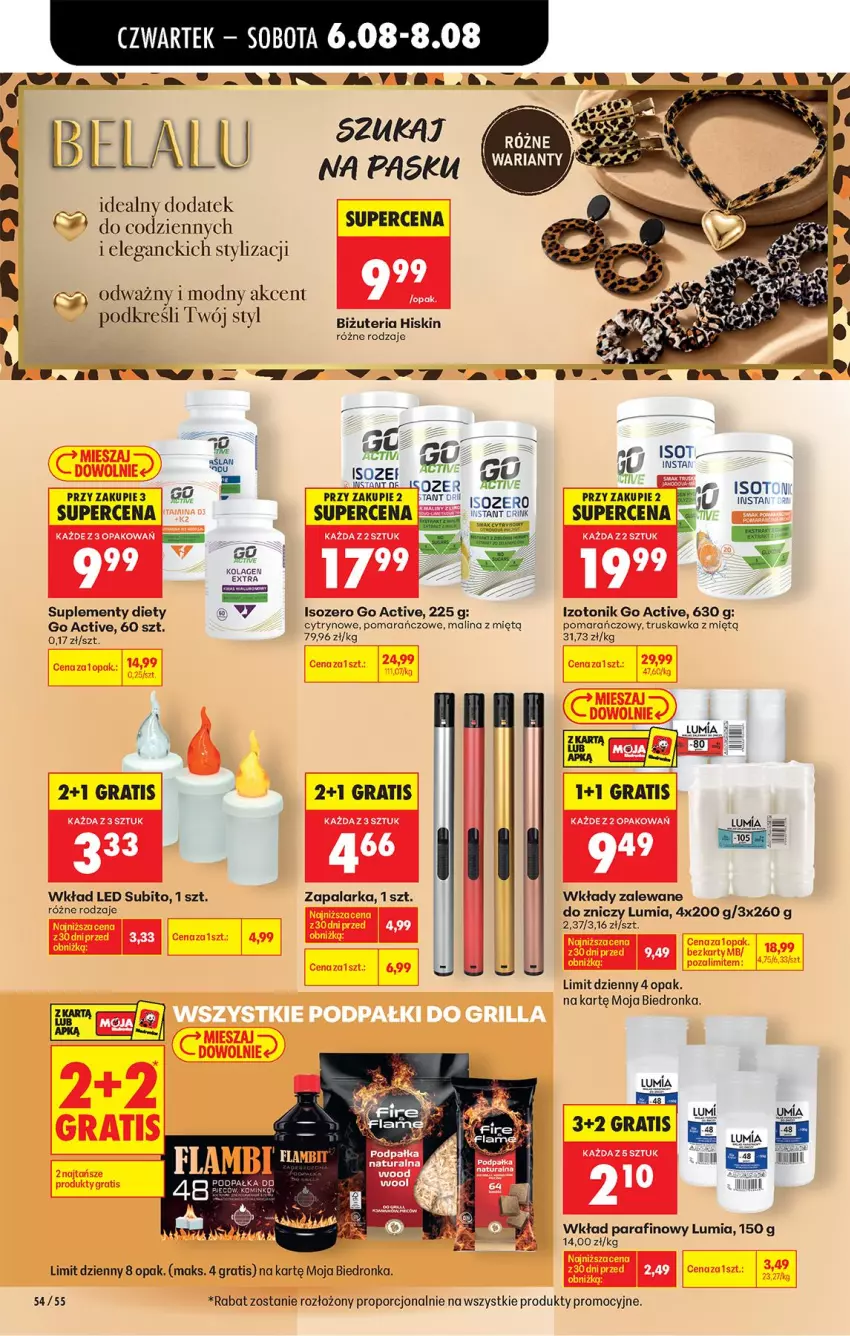 Gazetka promocyjna Biedronka - Od Czwartku - ważna 06.08 do 08.08.2026 - strona 82 - produkty: Bizuteria, Gra, Kolagen, Por, Tonik, Zapalarka, Znicz