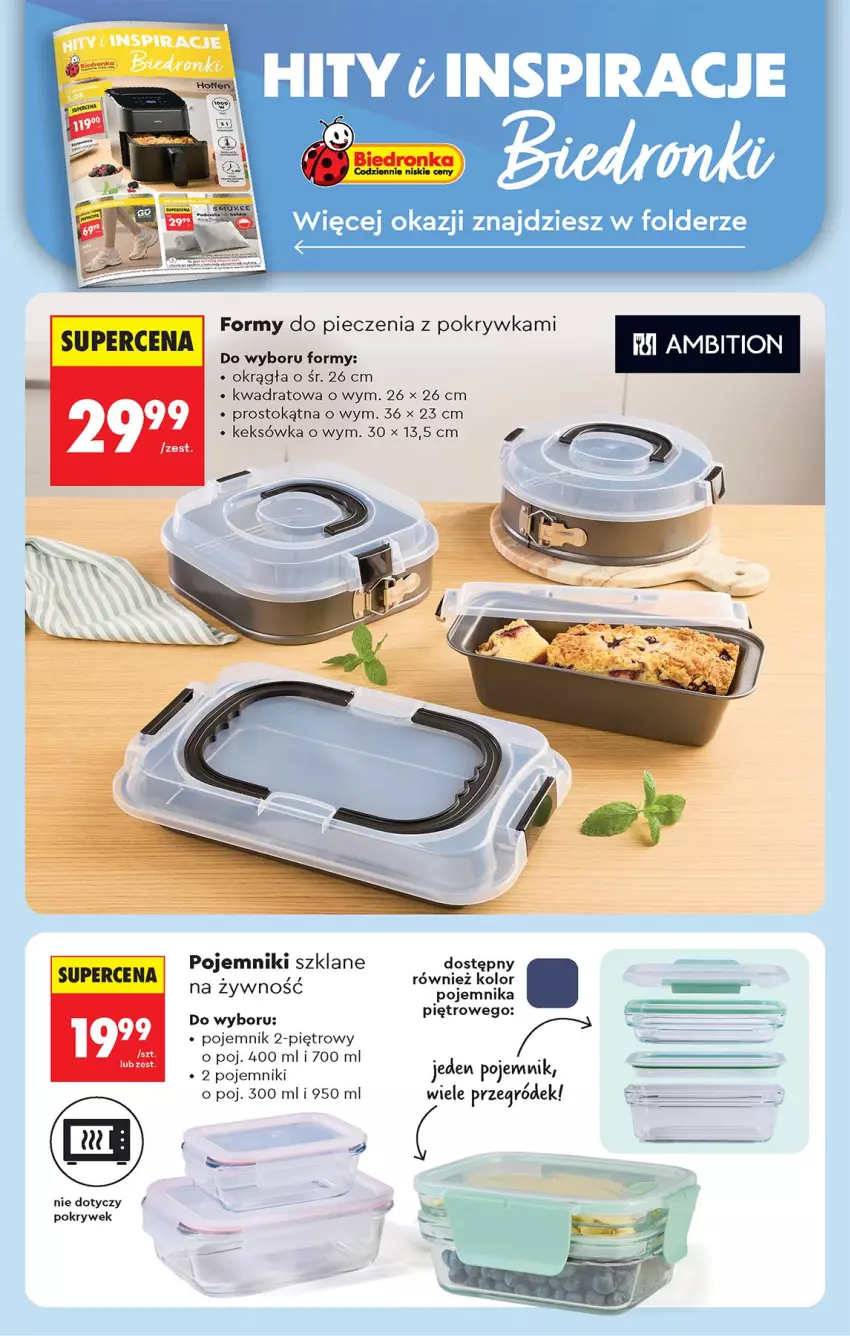 Gazetka promocyjna Biedronka - Od Czwartku - ważna 06.08 do 08.08.2026 - strona 89 - produkty: Fa, Keksówka, Piec, Pojemnik