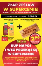 Gazetka promocyjna Biedronka - Od Czwartku - Gazetka - ważna od 08.08 do 08.08.2026 - strona 47 - produkty: Sos, Hot dog, Smoothie, Napój, LG