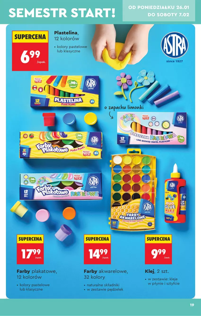 Gazetka promocyjna Biedronka - Okazje Tygodnia - ważna 24.01 do 07.02.2026 - strona 21 - produkty: Fa, Klej, Plastelina