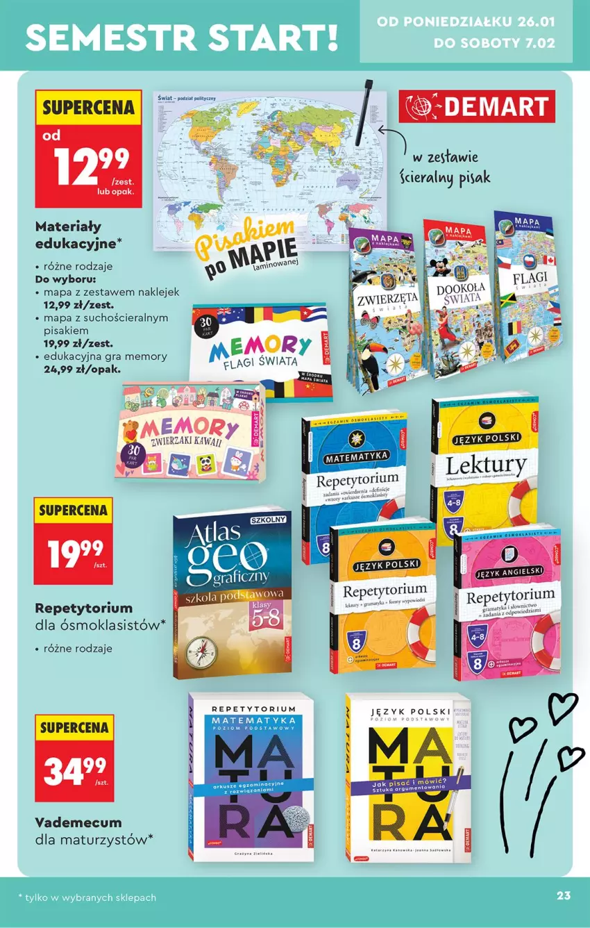 Gazetka promocyjna Biedronka - Okazje Tygodnia - ważna 24.01 do 07.02.2026 - strona 25 - produkty: Gra, Klej, Vademecum