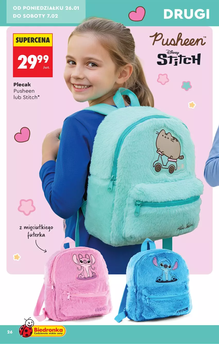 Gazetka promocyjna Biedronka - Okazje Tygodnia - ważna 24.01 do 07.02.2026 - strona 28 - produkty: Plecak