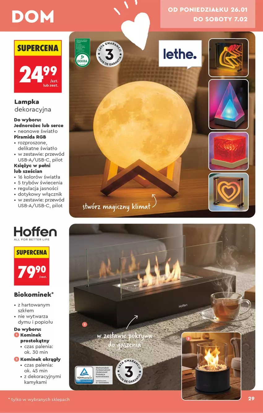 Gazetka promocyjna Biedronka - Okazje Tygodnia - ważna 24.01 do 07.02.2026 - strona 31 - produkty: Jednorożec, Kominek, Przewód, Ser