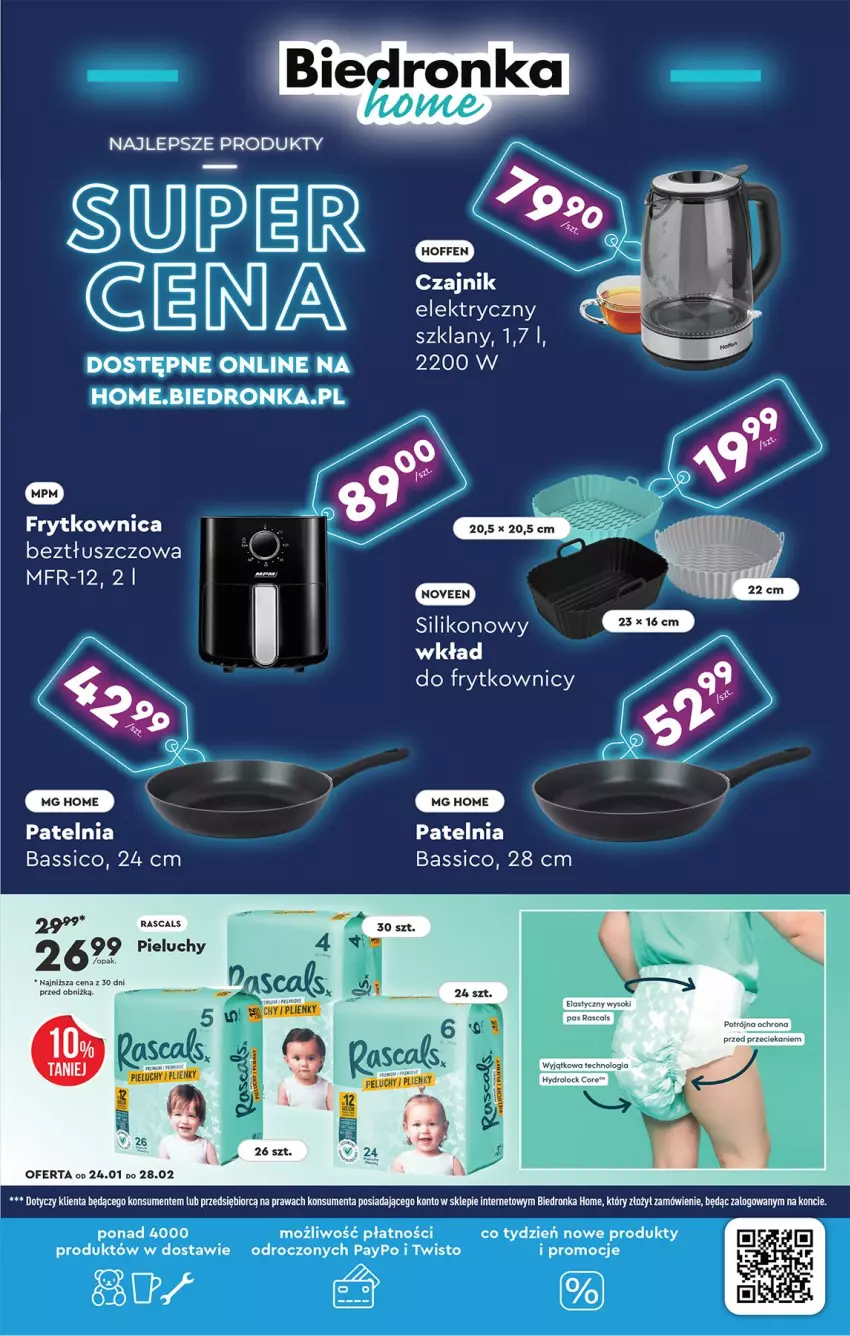 Gazetka promocyjna Biedronka - Okazje Tygodnia - ważna 24.01 do 07.02.2026 - strona 55 - produkty: LG, Patelnia, Pieluchy