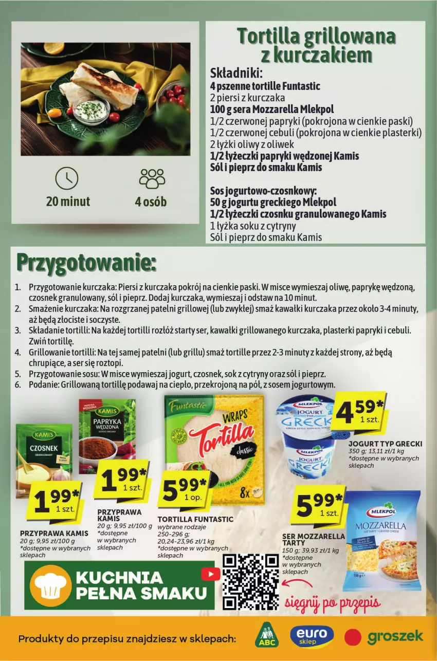 Gazetka promocyjna ABC - ważna 30.04 do 13.05.2025 - strona 2 - produkty: Cytryny, Czosnek, Czosnek granulowany, Gra, Grill, Jogurt, Kamis, Kawa, Kuchnia, Kurczak, Mozzarella, Nuty, Pieprz, Plasterki, Ser, Sok, Sól, Sos, Top, Tortilla