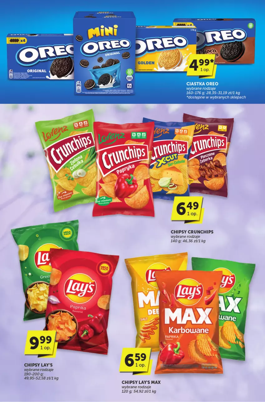 Gazetka promocyjna ABC - ważna 30.04 do 13.05.2025 - strona 23 - produkty: Chipsy, Ciastka, Crunchips, Oreo