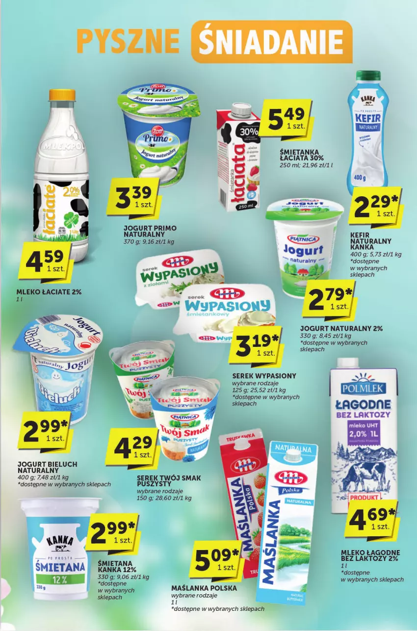 Gazetka promocyjna ABC - ważna 30.04 do 13.05.2025 - strona 3 - produkty: Bieluch, Jogurt, Jogurt naturalny, Kefir, Maślanka, Mleko, Ser, Serek, Twój Smak