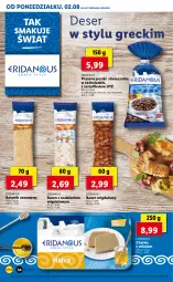 Gazetka promocyjna Lidl - W STYLU GRECKIM - Gazetka - ważna od 06.08 do 06.08.2021 - strona 18 - produkty: Ser, Chałwa, Sezam, Tonik, Baton, Deser