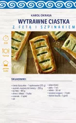 Gazetka promocyjna Lidl - W STYLU GRECKIM - Gazetka - ważna od 06.08 do 06.08.2021 - strona 8 - produkty: Ciastka, Ciasto francuskie, Ser, Sól, Por, Czosnek, Pieprz, Feta, Bazyl, Oliwa z oliwek, Bazylia, Szpinak, Mleko