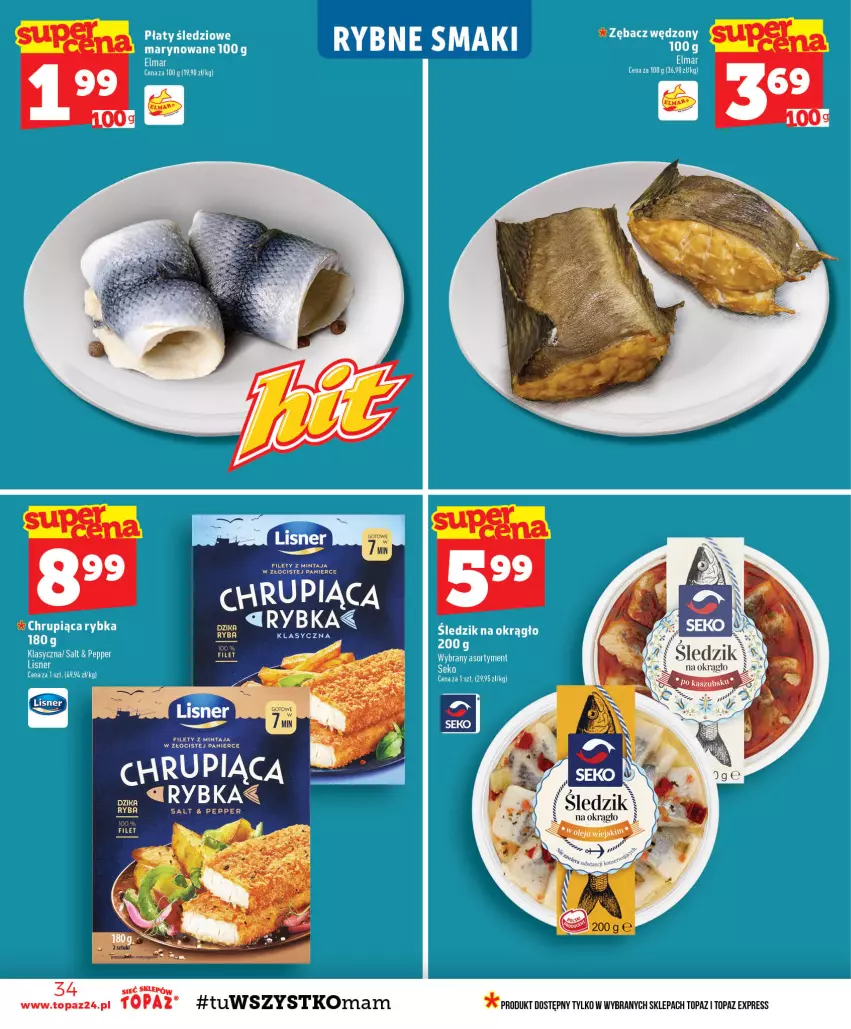 Gazetka promocyjna Topaz - Gazetka - ważna 03.09 do 09.09.2026 - strona 34 - produkty: Top