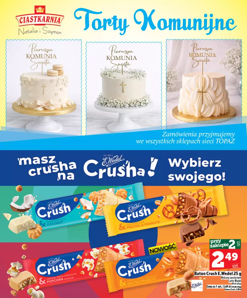 Gazetka promocyjna Topaz - Gazetka - ważna 09.04 do 15.04.2026 - strona 17 - produkty: Baton, Rum, Top