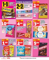 Gazetka promocyjna Topaz - Gazetka - Gazetka - ważna od 15.04 do 15.04.2026 - strona 20 - produkty: Ciastka, Princessa, Top, Mus, Gry, Cukier, Nesquik, Sante, Lion, Czekolada, Baton, Cini Minis, Cukierki, Cappuccino, Fa