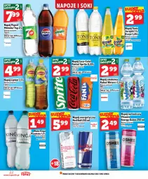 Gazetka promocyjna Topaz - Gazetka - Gazetka - ważna od 15.04 do 15.04.2026 - strona 22 - produkty: Top, 7up, Napój energetyczny, Red Bull, Mirinda, Coca-Cola, Pepsi, Lipton, Napój izotoniczny, Kubuś Waterrr, Oshee, Fanta, Kubuś, Woda, Napój, Fa
