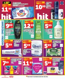 Gazetka promocyjna Topaz - Gazetka - Gazetka - ważna od 15.04 do 15.04.2026 - strona 24 - produkty: Top, Palmolive, Papier, Bell, Dezodorant, Tampony, Papier toaletowy, Podpaski, Carefree, Bella, Wkładki, Sprzątanie, Nivea, LG, Fa