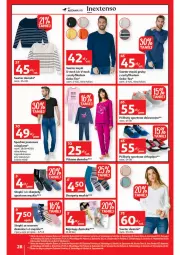 Gazetka promocyjna Auchan - przeNISKIE CENY lecą w dół Hipermarkety - Gazetka - ważna od 02.03 do 02.03.2022 - strona 28 - produkty: Sweter, Top, Por, Buty, Spodnie jeans, Karp, Rajstopy, Sport, Spodnie, Półbuty, Piżama