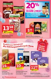 Gazetka promocyjna Auchan - Te URODZINY są NAJ Moje - Gazetka - ważna od 21.05 do 21.05.2025 - strona 8 - produkty: Praliny, Chipsy, Mleczko, Czekolada, Danio, Lindt, Milka