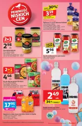 Gazetka promocyjna Auchan - Te URODZINY są NAJ Moje - Gazetka - ważna od 21.05 do 21.05.2025 - strona 9 - produkty: Makaron, Sos, Ryż, Mus, Goliard, Coca-Cola, Napój izotoniczny, Oshee, Fanta, Sos do makaronu, Sprite, Napój, Knorr, Musztarda, Fa