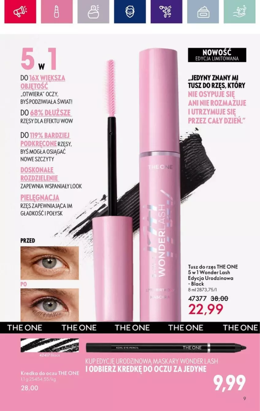 Gazetka promocyjna Oriflame - ważna 05.03 do 25.03.2024 - strona 158 - produkty: Lack, The ONE, Tusz