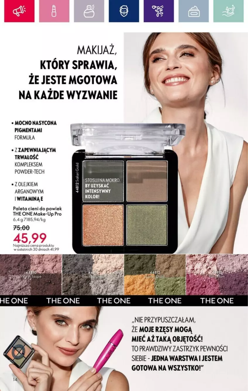 Gazetka promocyjna Oriflame - ważna 05.03 do 25.03.2024 - strona 46 - produkty: Makijaż, O nas, Olej, Paleta