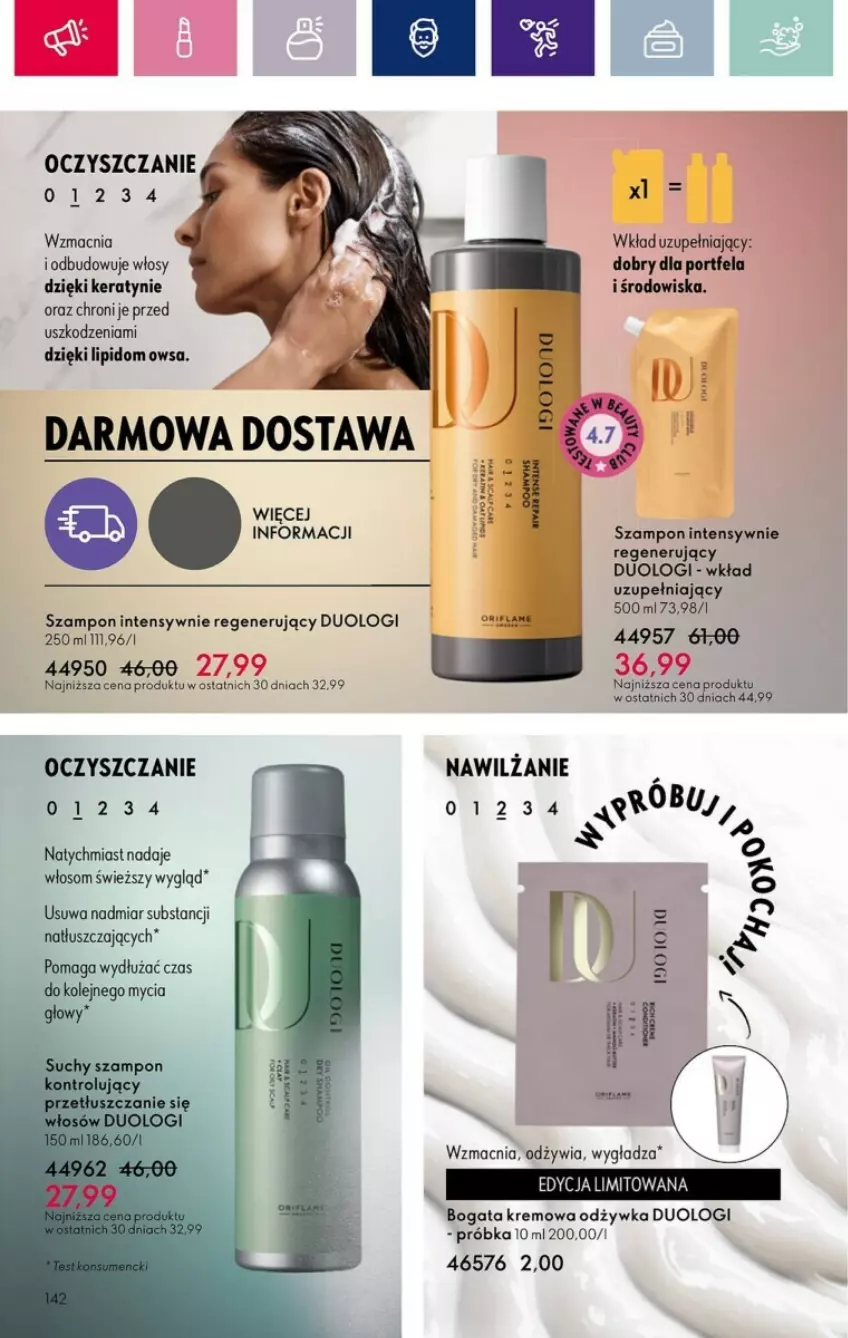 Gazetka promocyjna Oriflame - ważna 05.03 do 25.03.2024 - strona 49 - produkty: Odżywka, Olej, Por, Szampon