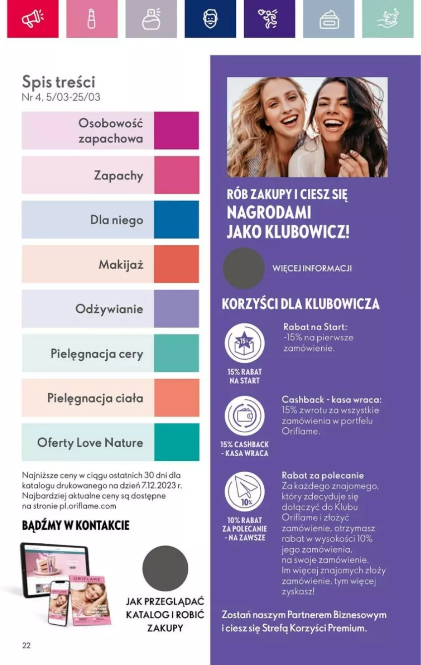 Gazetka promocyjna Oriflame - ważna 05.03 do 25.03.2024 - strona 84 - produkty: Love Nature, Makijaż, Olej, Oriflame, Por