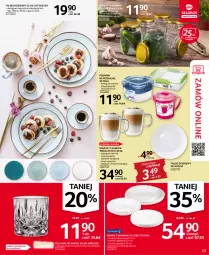 Gazetka promocyjna Selgros - Oferta przemysłowa - Gazetka - ważna od 10.08 do 10.08.2022 - strona 17 - produkty: Ser, Pojemnik, Talerz, Talerz deserowy, Whisky, Szklanka, Deser, Komplet obiadowy, Fa