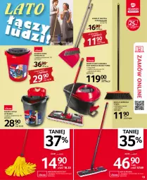 Gazetka promocyjna Selgros - Oferta przemysłowa - Gazetka - ważna od 10.08 do 10.08.2022 - strona 19 - produkty: Mop, Rama, Kije, Wiadro, Miotła