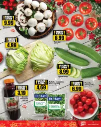 Gazetka promocyjna Topaz - Gazetka - Gazetka - ważna od 27.12 do 27.12.2023 - strona 9 - produkty: Piec, Roszponka, Sałata lodowa, Ogórek, Rukola, Sałat, Pieczarka