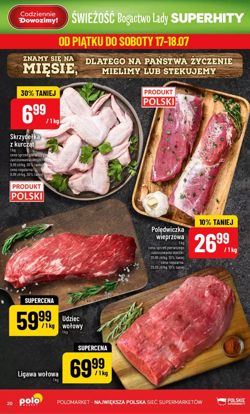 Gazetka promocyjna PoloMarket - Gazetka POLOmarket - ważna 15.07 do 21.07.2026 - strona 20 - produkty: LG, Stek, Udziec wołowy