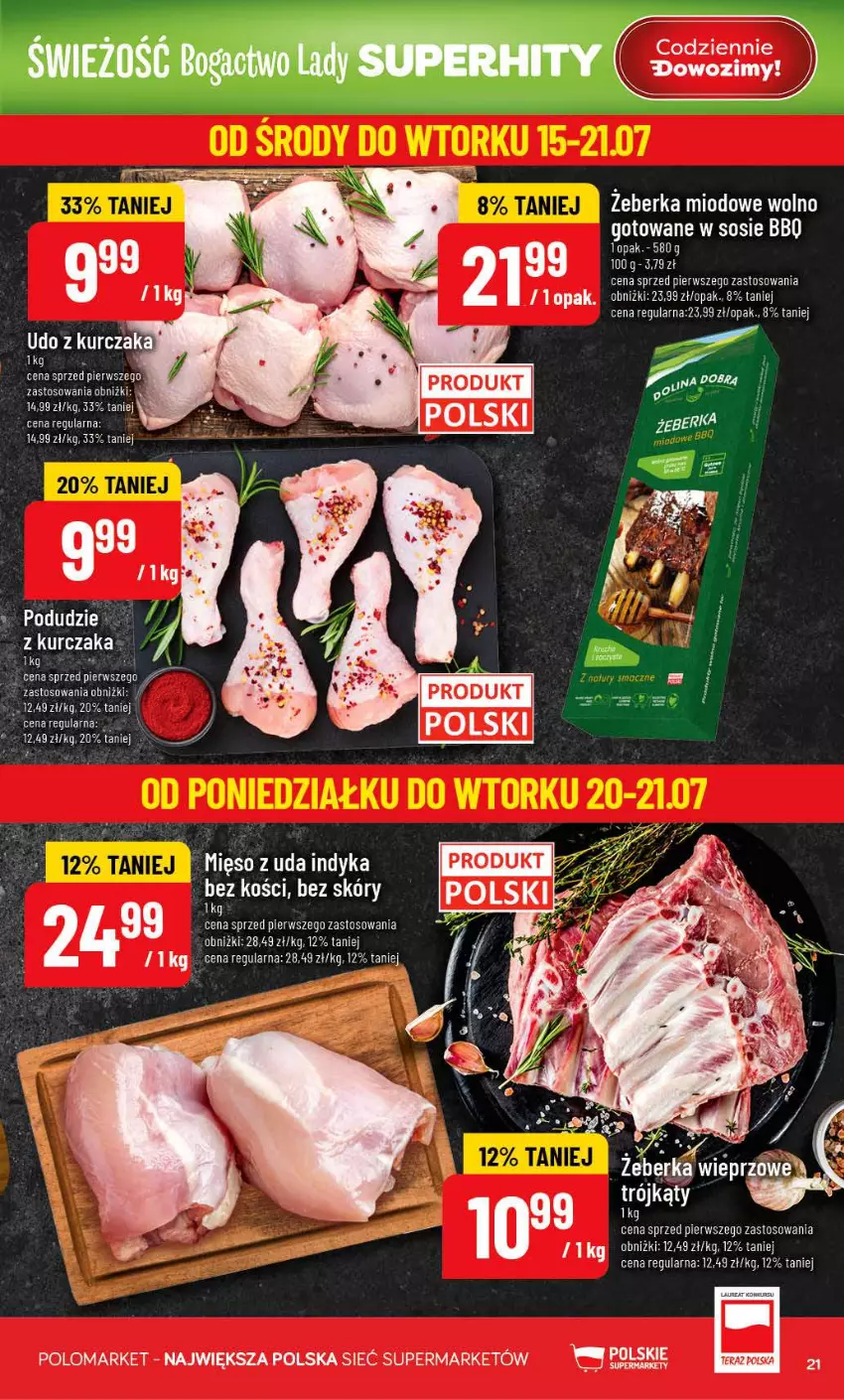 Gazetka promocyjna PoloMarket - Gazetka POLOmarket - ważna 15.07 do 21.07.2026 - strona 21 - produkty: Mięso, Sos