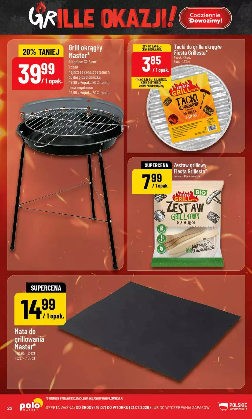 Gazetka promocyjna PoloMarket - Gazetka POLOmarket - ważna 15.07 do 21.07.2026 - strona 22 - produkty: Grill