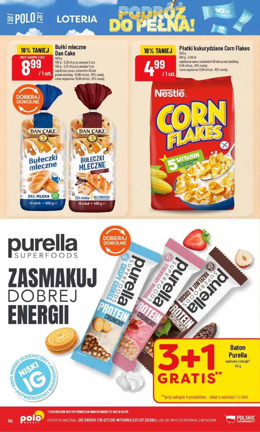 Gazetka promocyjna PoloMarket - Gazetka POLOmarket - ważna 15.07 do 21.07.2026 - strona 36 - produkty: Corn flakes, Dan Cake, Pur