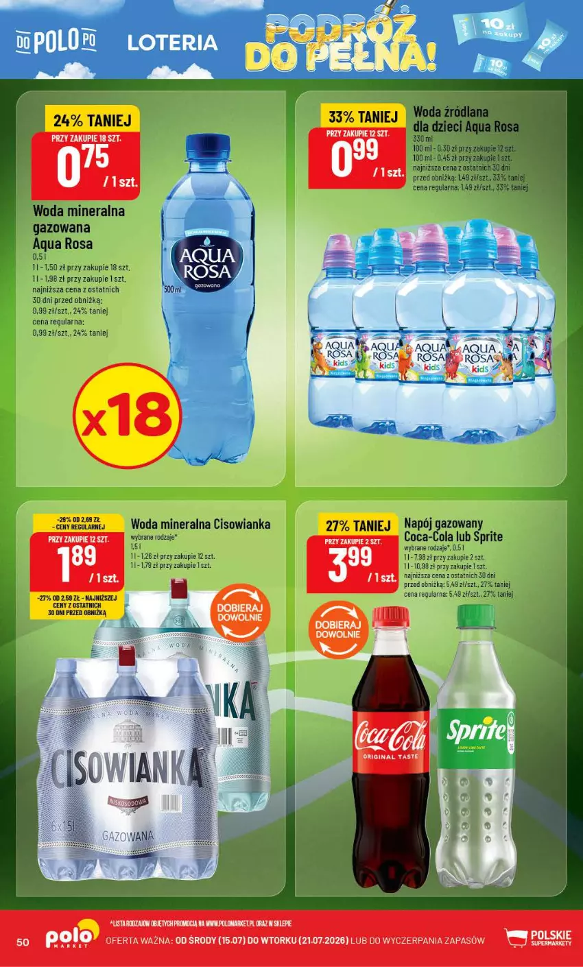 Gazetka promocyjna PoloMarket - Gazetka POLOmarket - ważna 15.07 do 21.07.2026 - strona 50 - produkty: Cisowianka, EPEE, Napój