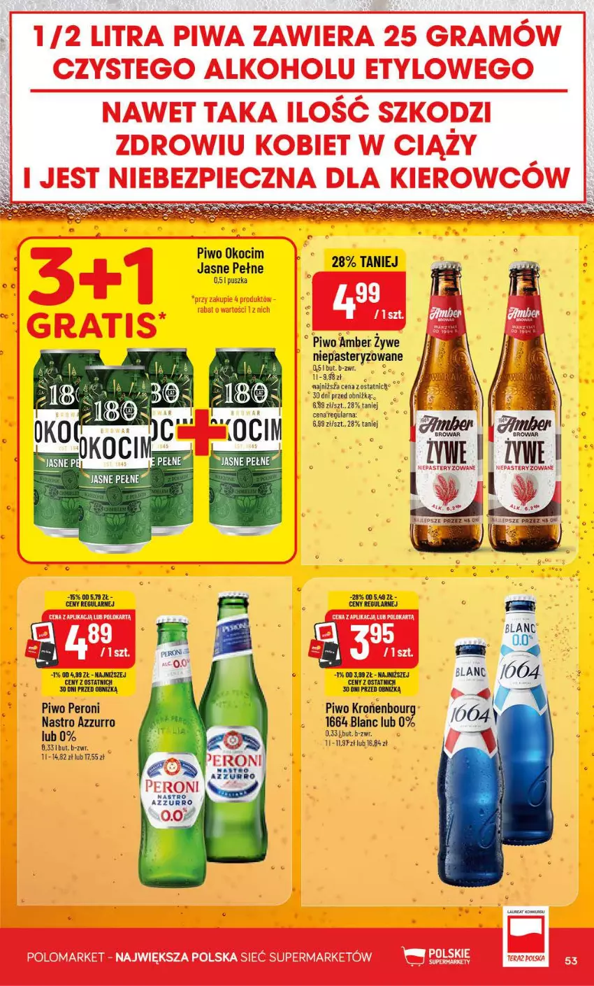 Gazetka promocyjna PoloMarket - Gazetka POLOmarket - ważna 15.07 do 21.07.2026 - strona 53 - produkty: Fa, Gra, Koc, Okocim, Piec, Piwa, Piwo