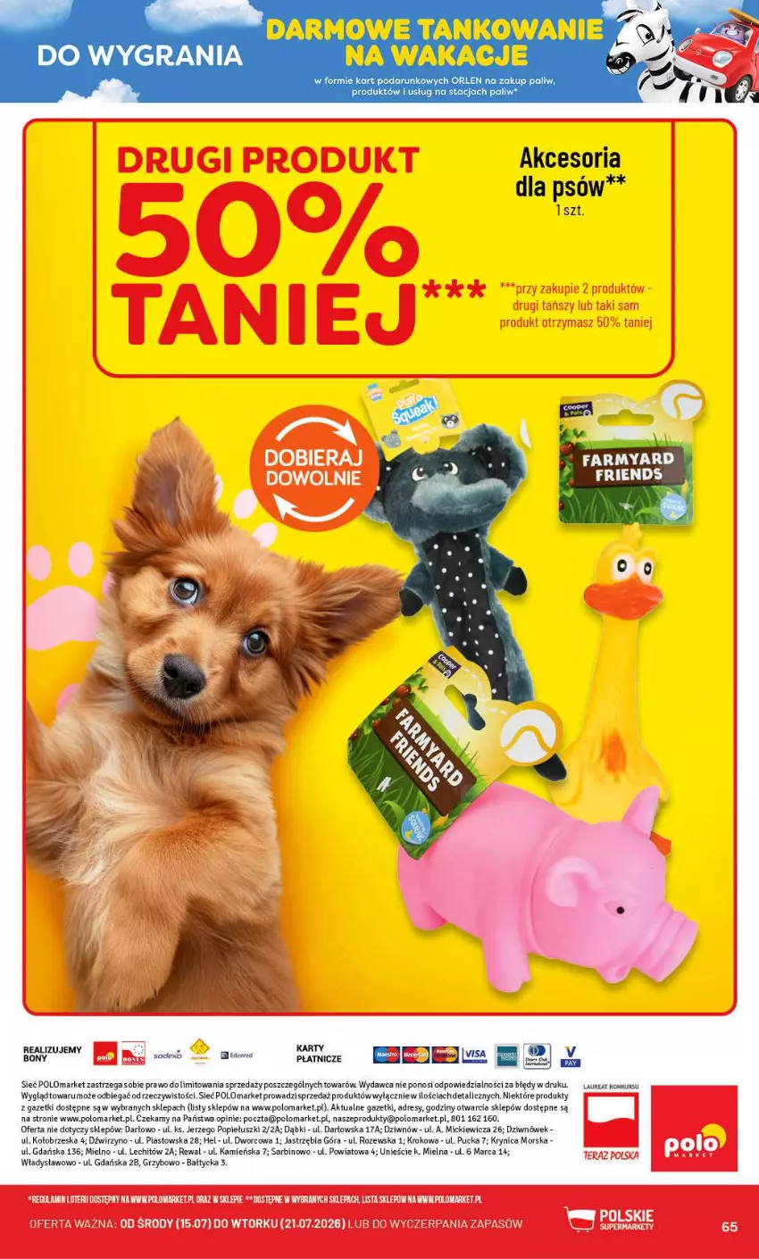 Gazetka promocyjna PoloMarket - Gazetka POLOmarket - ważna 15.07 do 21.07.2026 - strona 65 - produkty: Dres, Fa, Gra, Laur, Piast