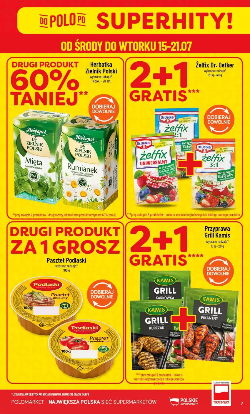 Gazetka promocyjna PoloMarket - Gazetka POLOmarket - ważna 15.07 do 21.07.2026 - strona 7 - produkty: Dr. Oetker, Grill, Kamis, Tera, Top