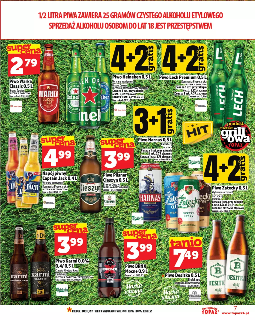 Gazetka promocyjna Topaz - Gazetka - ważna 08.05 do 14.05.2025 - strona 7 - produkty: Gra, Kawa, Piwa, Piwo, Top