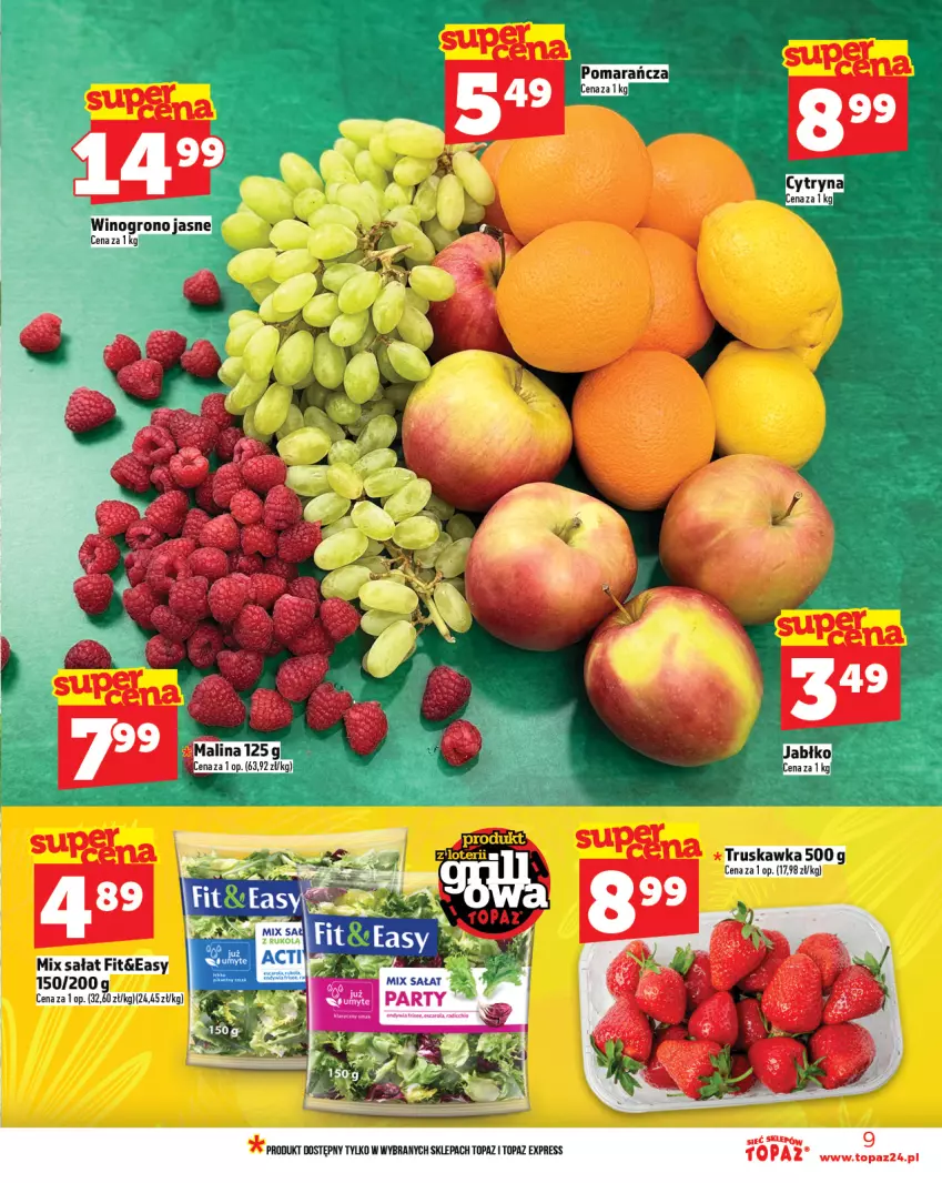 Gazetka promocyjna Topaz - Gazetka - ważna 08.05 do 14.05.2025 - strona 9 - produkty: Top, Wino