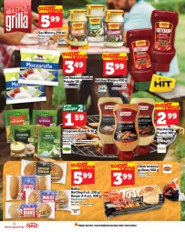 Gazetka promocyjna Topaz - Gazetka - Gazetka - ważna od 14.05 do 14.05.2025 - strona 4 - produkty: Ketchup, Top, Ser, Hot dog, Czosnek, Burger, Dan Cake, Bułka