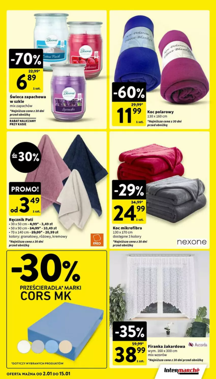 Gazetka promocyjna Intermarche - ważna 02.01 do 08.01.2025 - strona 23 - produkty: Gra, Granat, Koc, Ręcznik