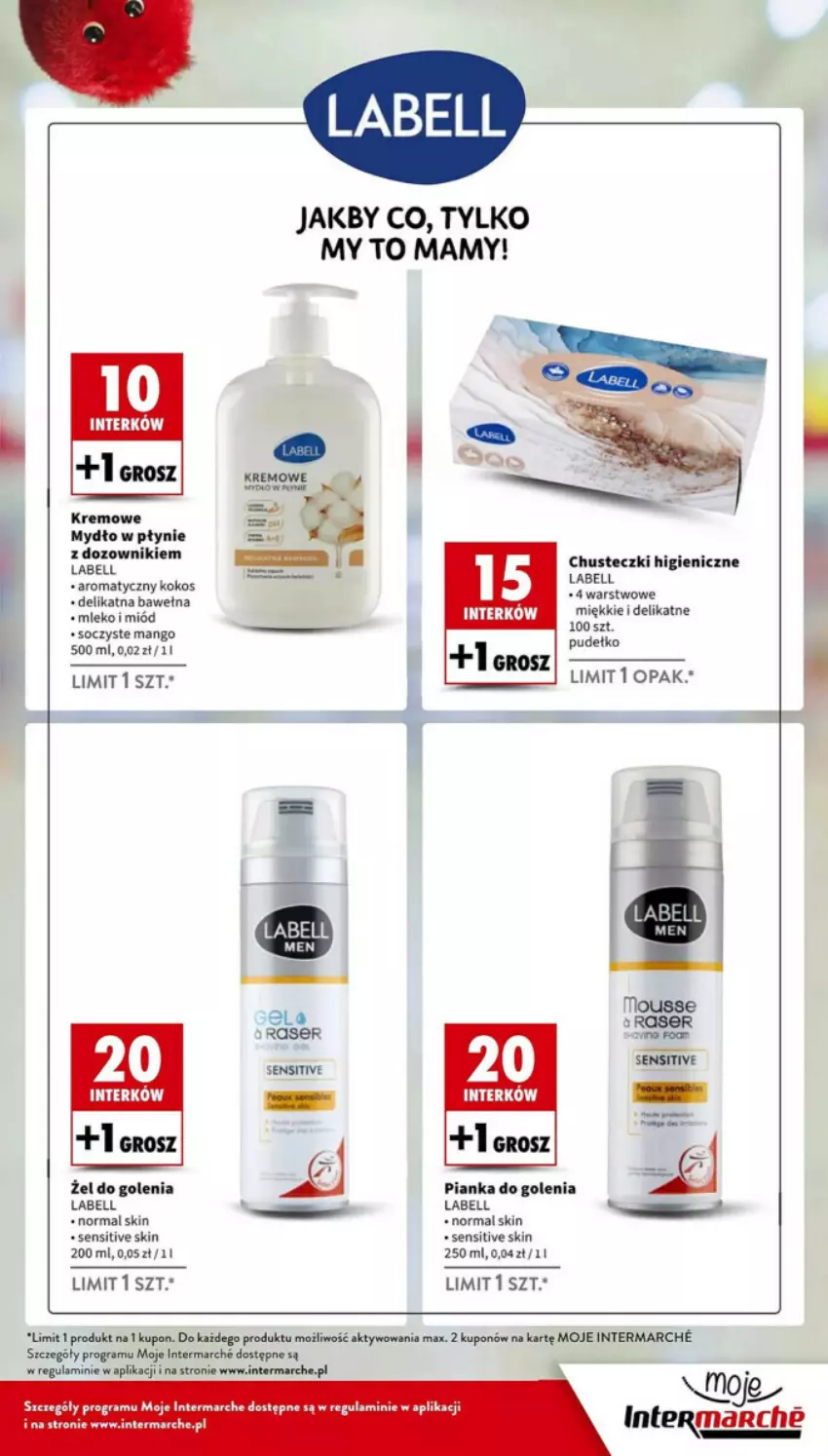 Gazetka promocyjna Intermarche - ważna 02.01 do 08.01.2025 - strona 31 - produkty: Bell, Chusteczki, Gra, Kokos, Mango, Mus, Mydło, Mydło w płynie, Pianka do golenia, Ser