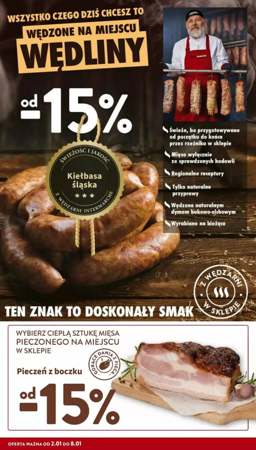 Gazetka promocyjna Intermarche - ważna 02.01 do 08.01.2025 - strona 8 - produkty: Kiełbasa, Piec