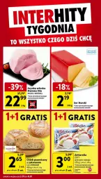 Gazetka promocyjna Intermarche - Gazetka - ważna od 08.01 do 08.01.2025 - strona 39 - produkty: Ser, Gra, Zott, Zottarella, Madej Wróbel, Szynka, Chleb
